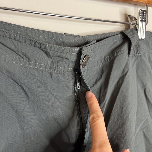 Columbia Cargo Shorts Men's 38 Gray Omni Shade Nylon Sun Protection Outdoor - Picture 5 of 12